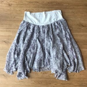 VINTAGE FREE PEOPLE snake skirt